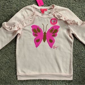 Betsy Johnson Flip Sequin Sweatshirt
